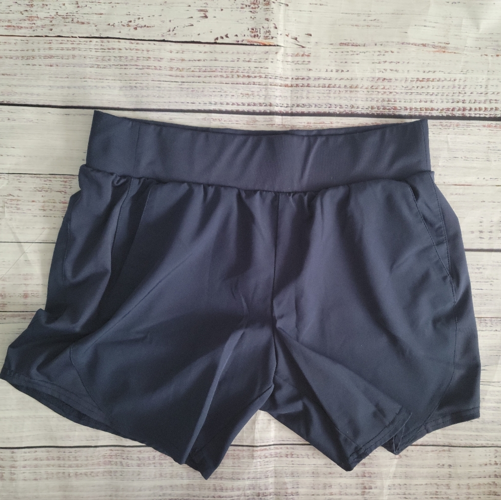 Tek Gear S Pocket Navy Blue running Shorts